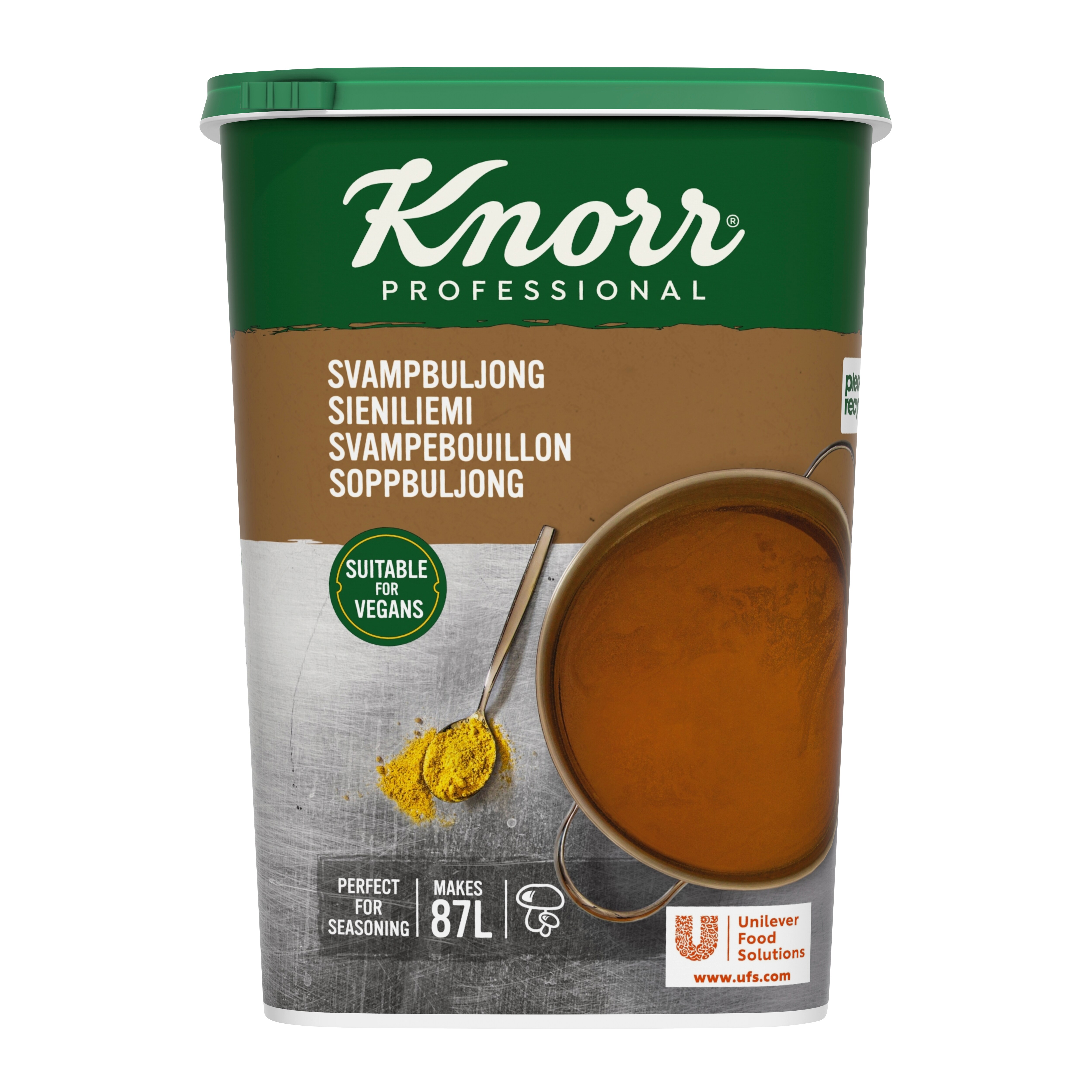 Knorr Svampbuljong, pulver 3 x 1,3 kg